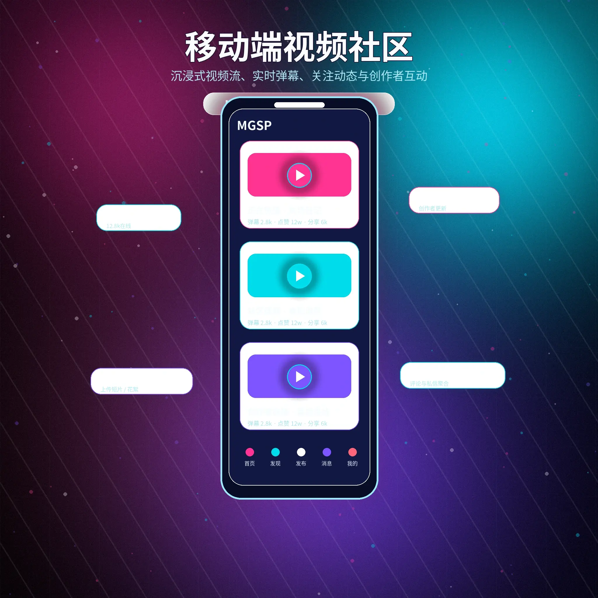 蘑菇视频移动端APP服务展示