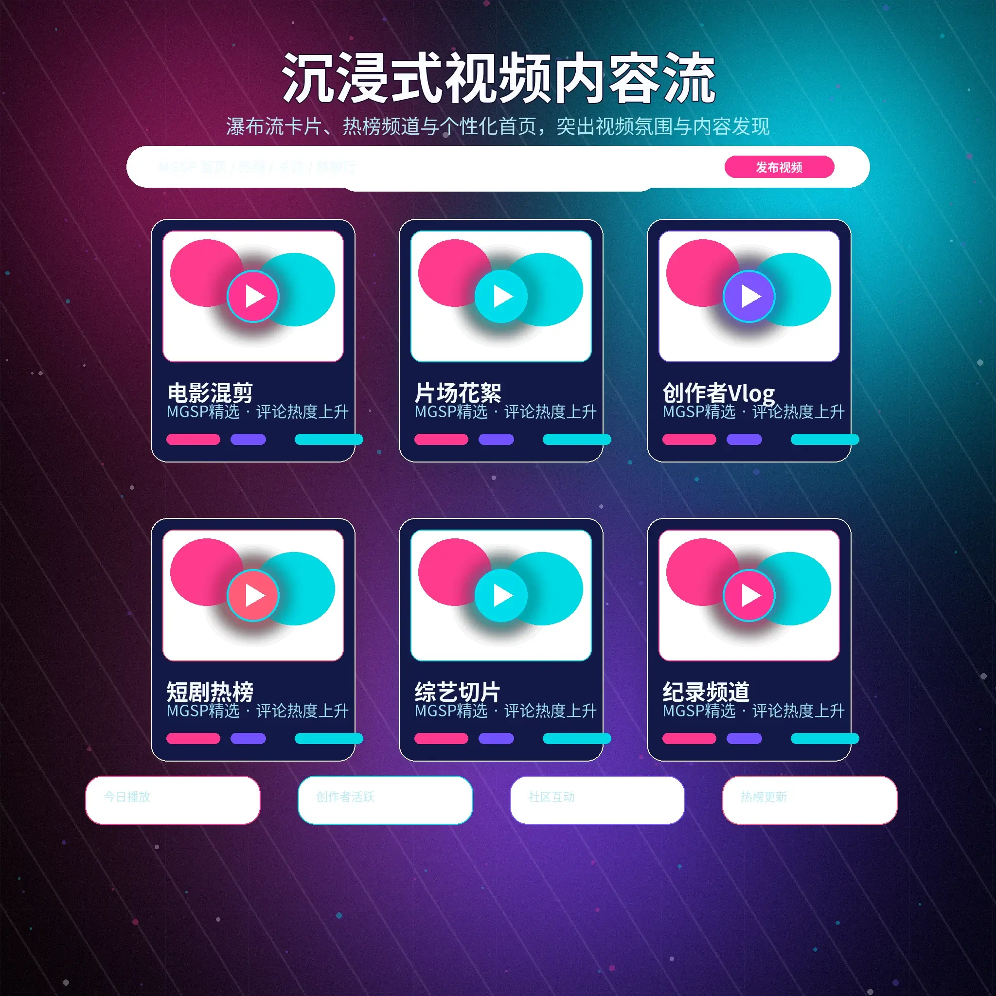 蘑菇视频Vlog与影像动态展示